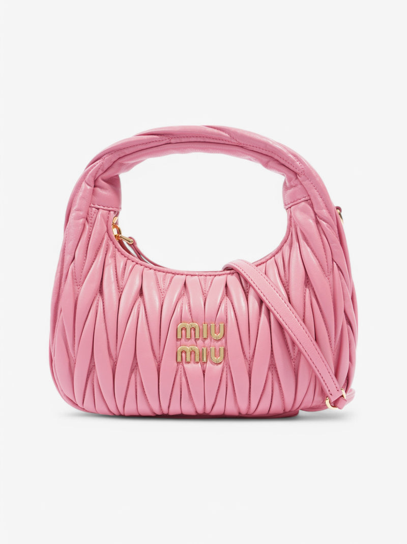  Miu Miu Wander Pink Leather H17cm x W20cm x D6cm