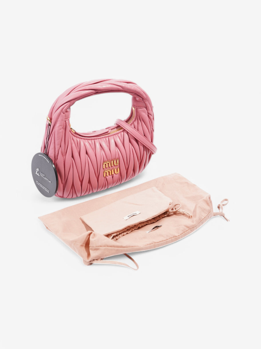 Miu Miu Wander Pink Leather H17cm x W20cm x D6cm Image 10