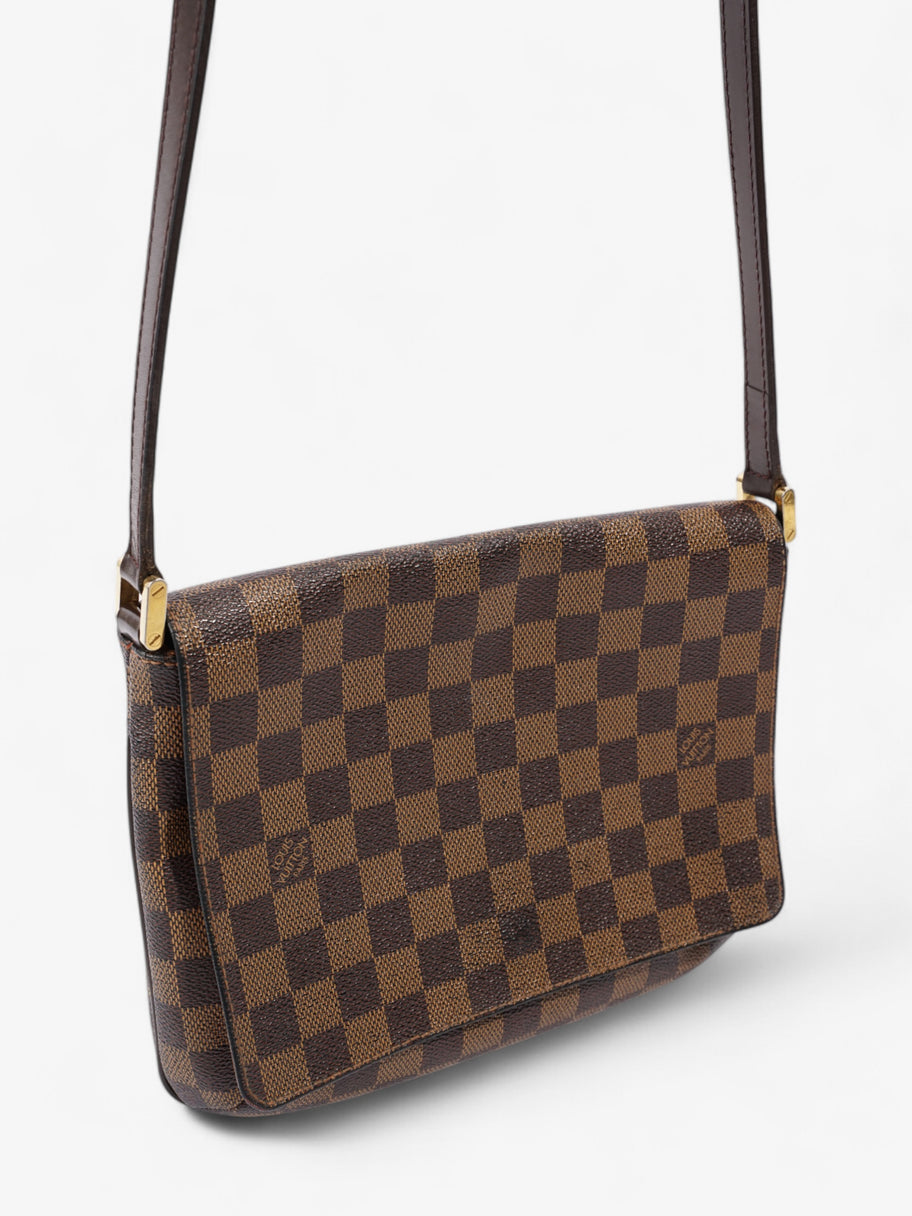 Louis Vuitton Musette Tango Damier Ebene Coated Canvas Image 7