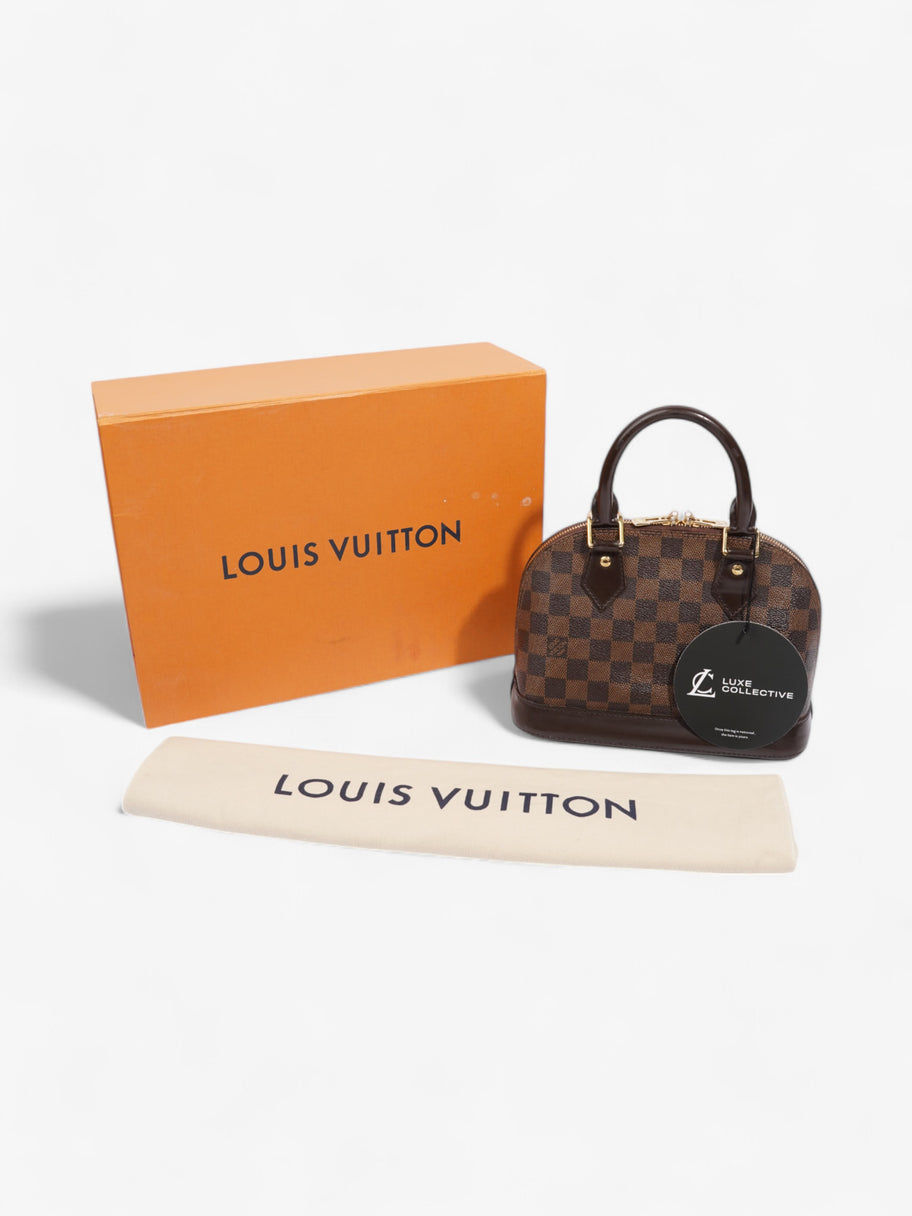 Louis Vuitton Alma Damier Ebene Coated Canvas BB Image 12