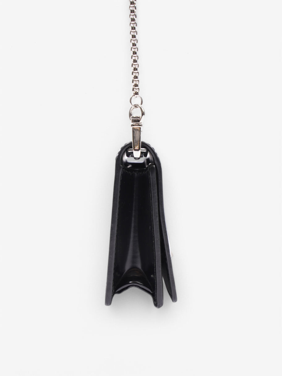 Prada Card Holder With Shoulder Strap Black Leather Image 5