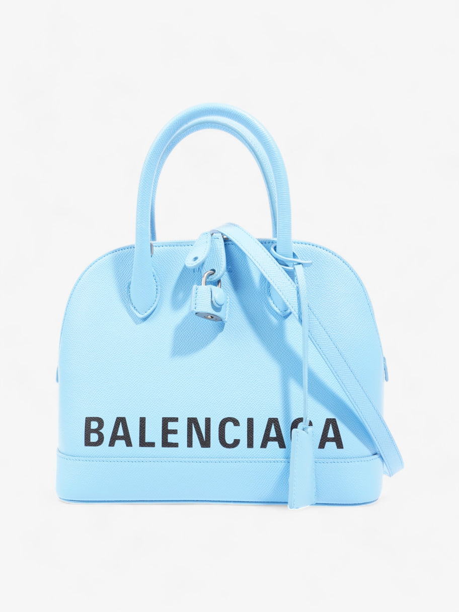 Balenciaga Ville Blue Calfskin Leather Small Image 1