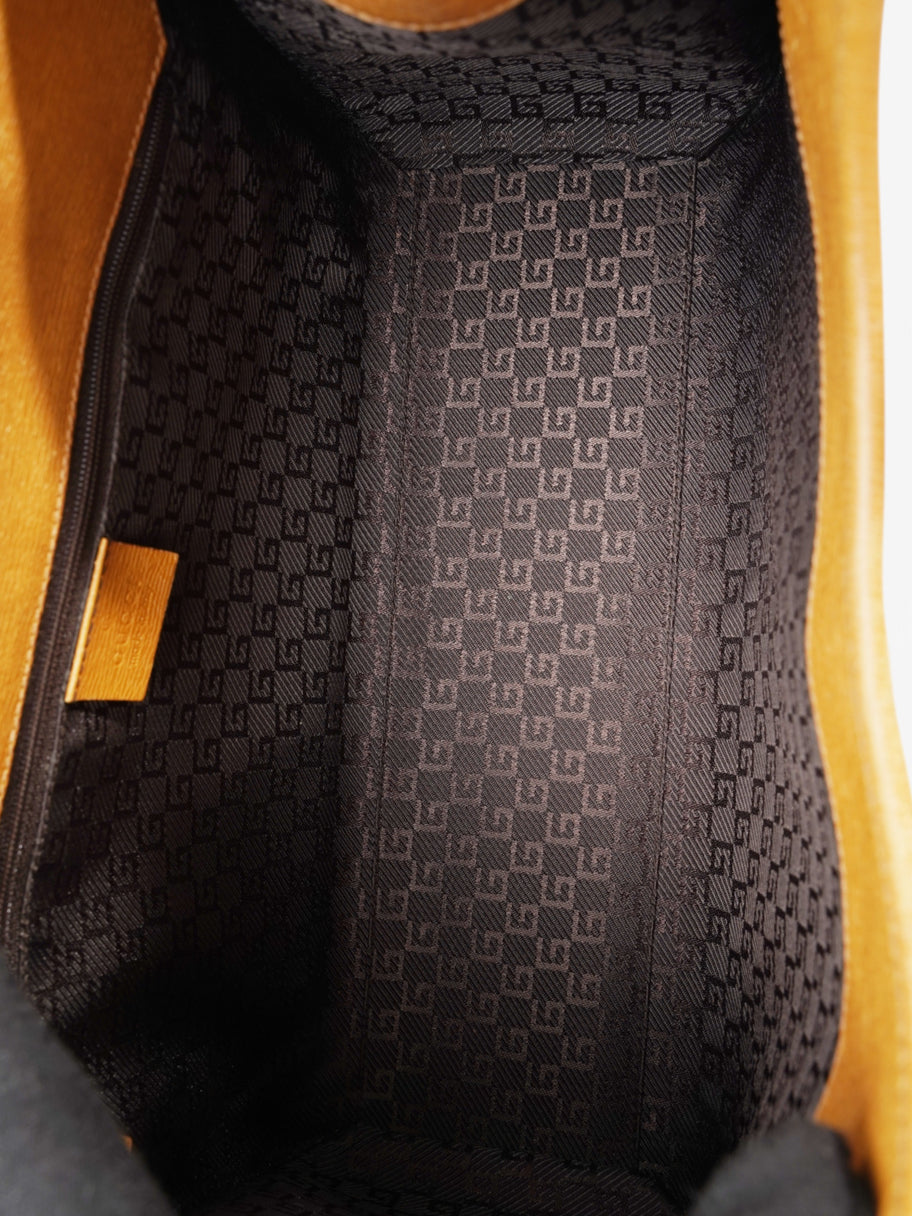 Gucci Jackie Dark Yellow Leather Image 8