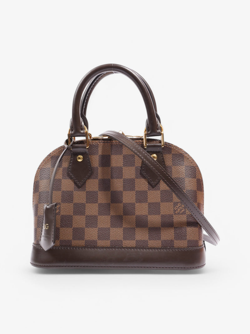  Louis Vuitton Alma Damier Ebene Coated Canvas BB