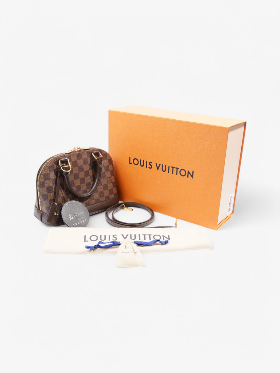 Louis Vuitton Alma Damier Ebene Coated Canvas BB Image 10