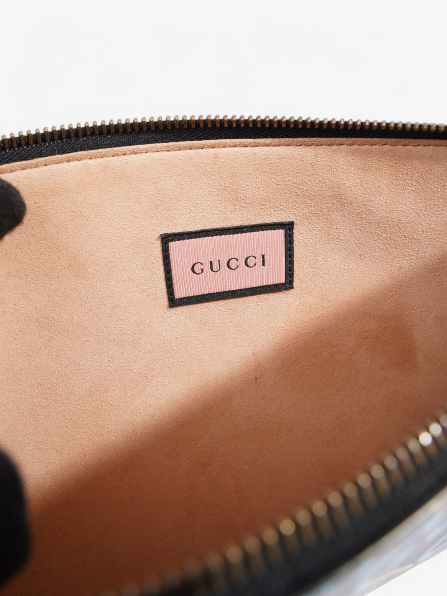 Gucci Ghost Clutch Black / Blue / Yellow Calfskin Leather Image 5