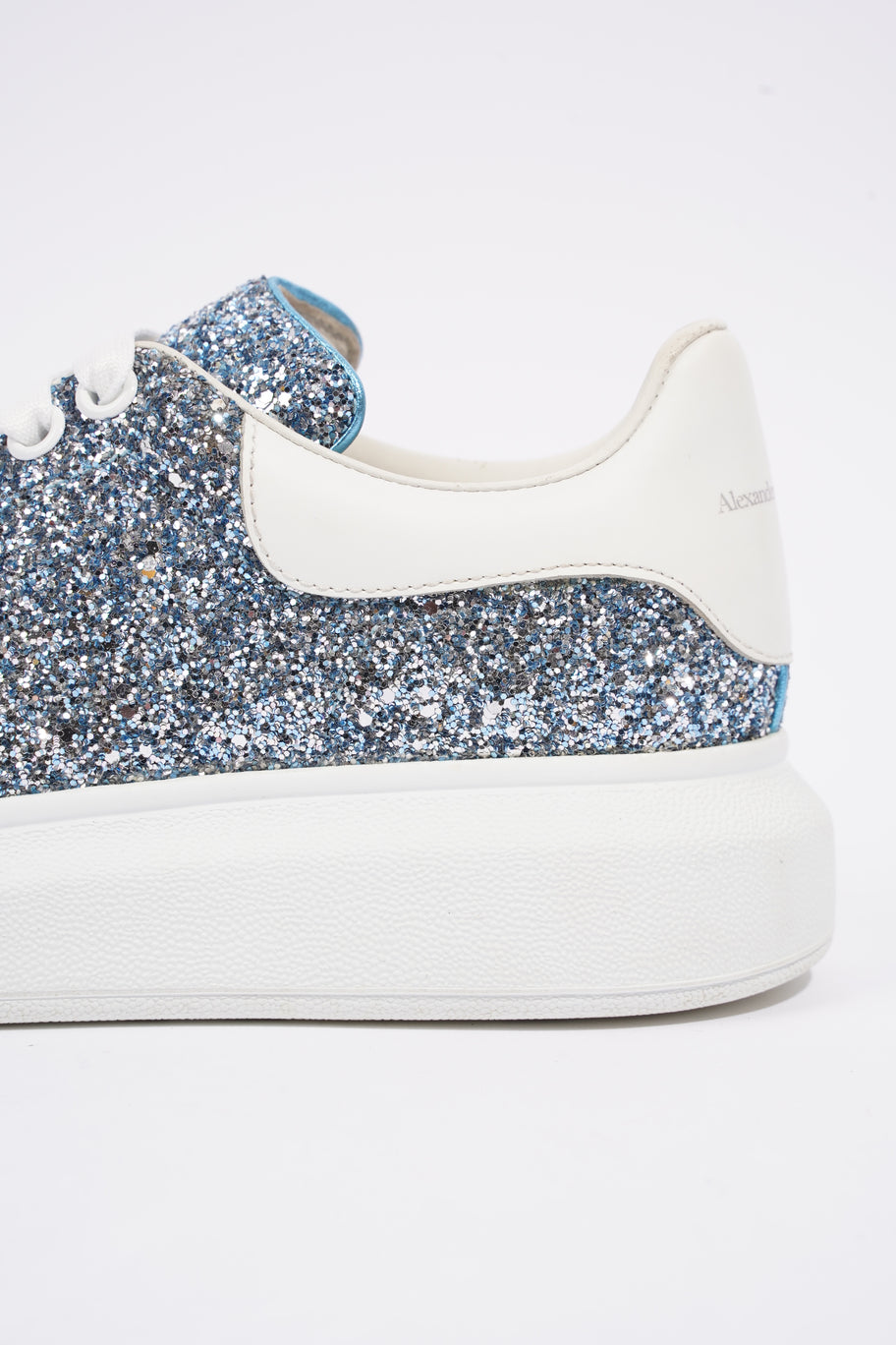 Alexander McQueen Oversized Sneaker Blue Glitter EU 39 UK 6 Image 10