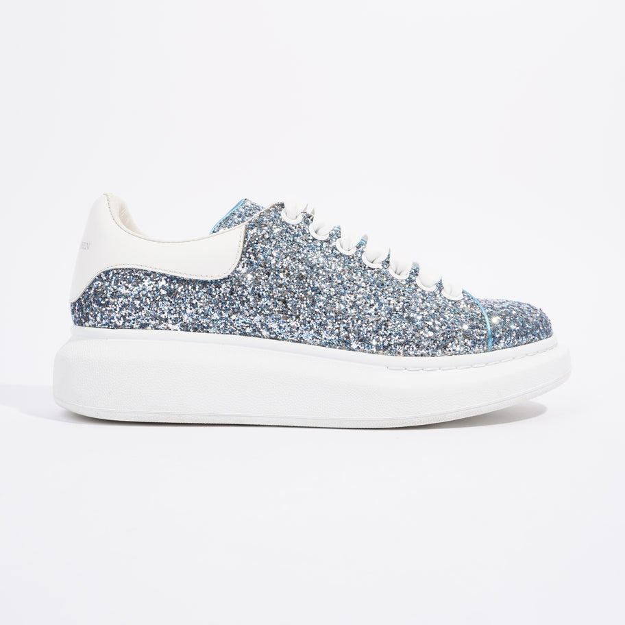 Alexander McQueen Oversized Sneaker Blue Glitter EU 39 UK 6 Image 1