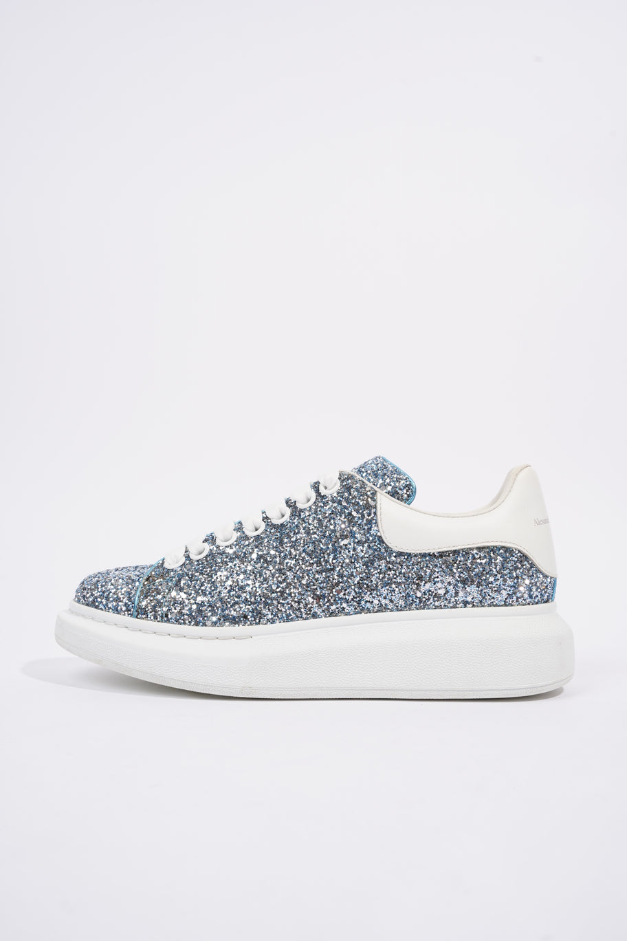 Alexander McQueen Oversized Sneaker Blue Glitter EU 39 UK 6 Image 5