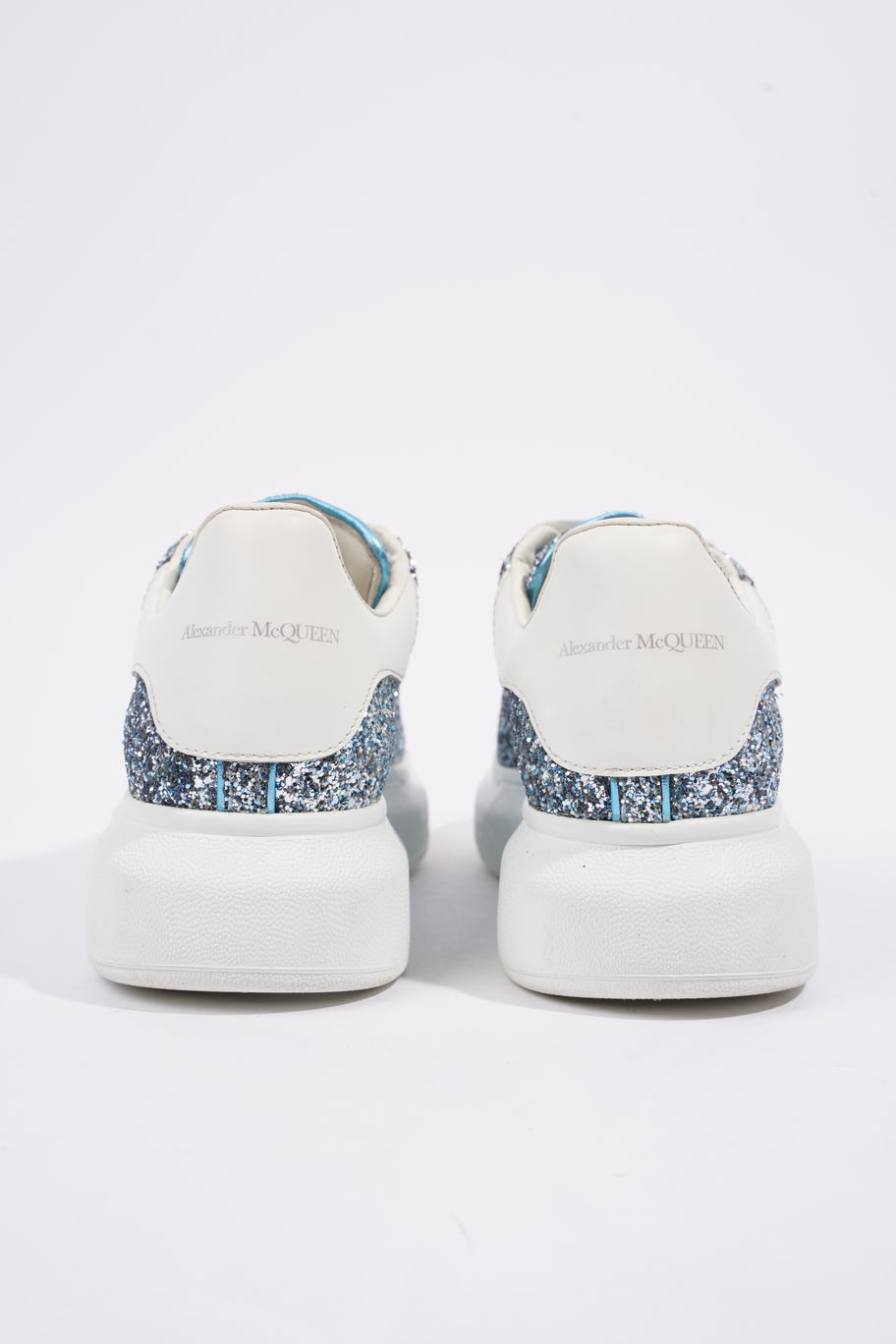 Alexander McQueen Oversized Sneaker Blue Glitter EU 39 UK 6 Image 6