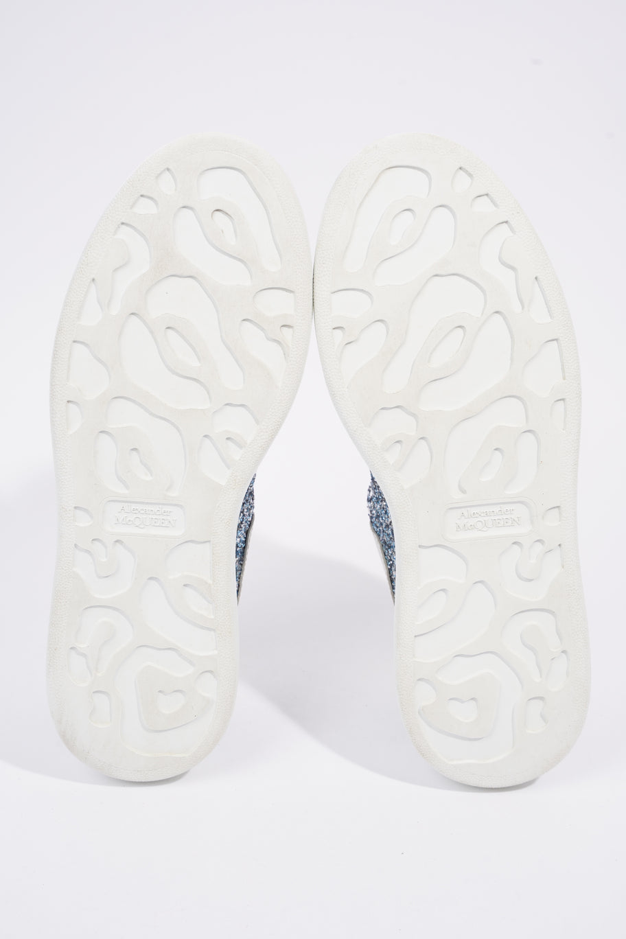 Alexander McQueen Oversized Sneaker Blue Glitter EU 39 UK 6 Image 7