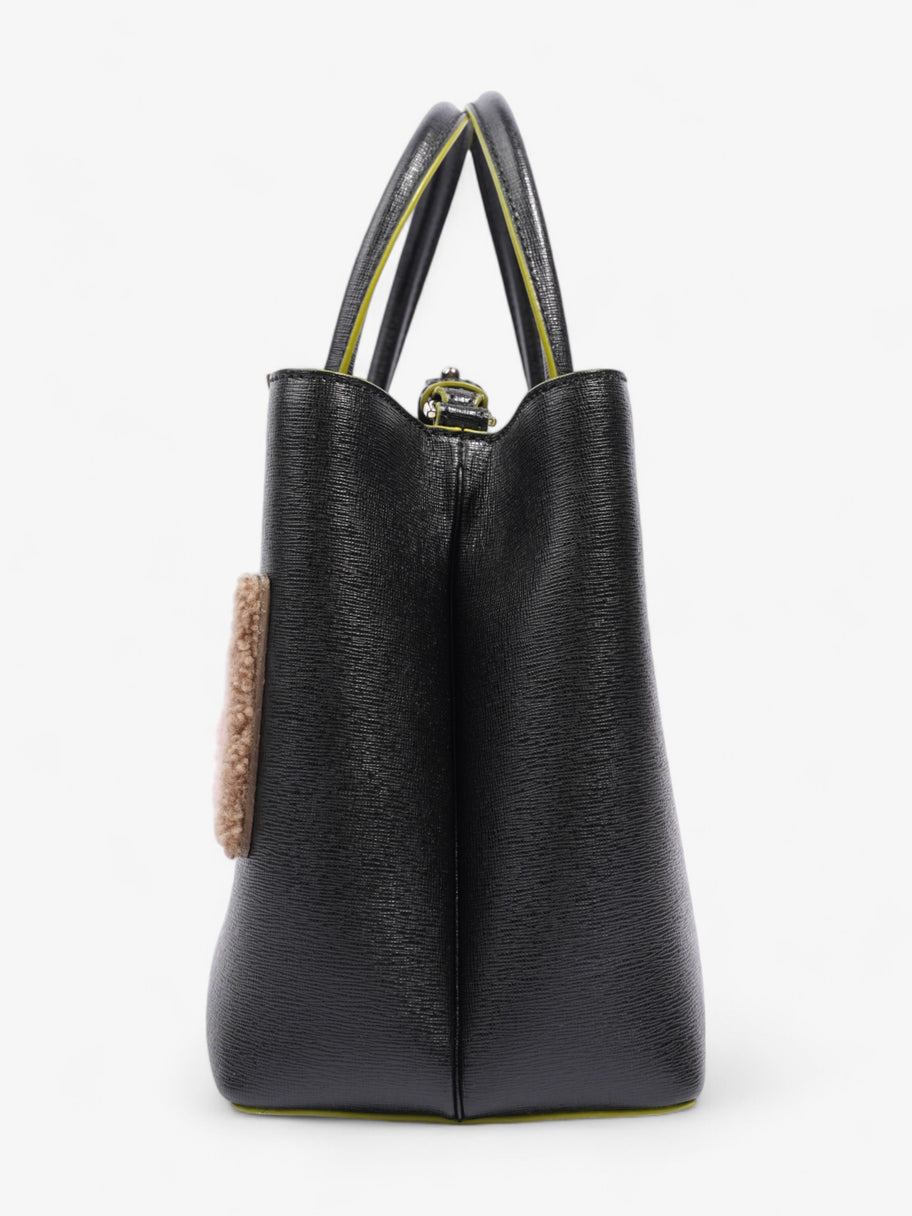 Fendi 2Jours Logo Bag Black / Multicoloured Leather Petite Image 3