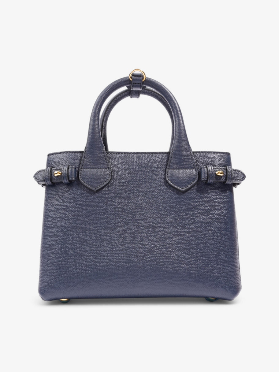 Burberry Banner Bag Ink Blue / House Check Calfskin Leather Small Image 4