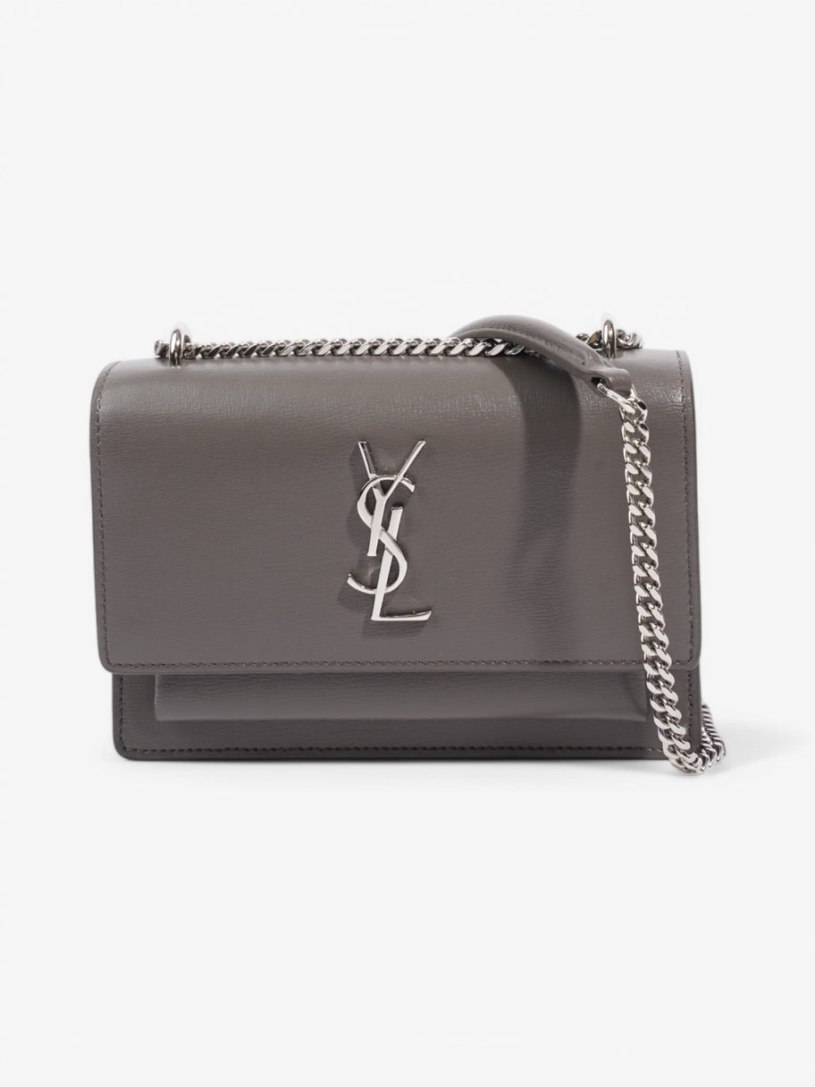 Saint Laurent Sunset Grey Leather Small Image 1