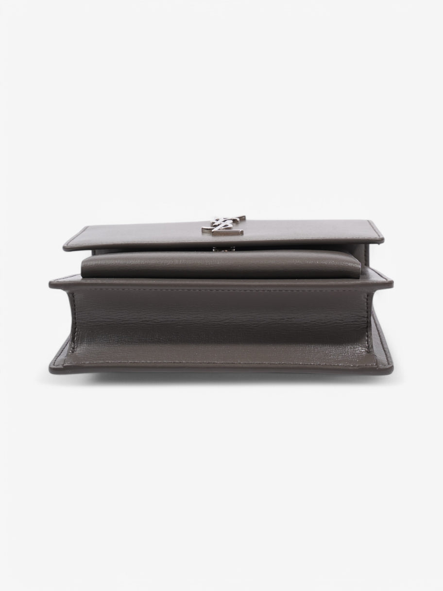 Saint Laurent Sunset Grey Leather Small Image 6