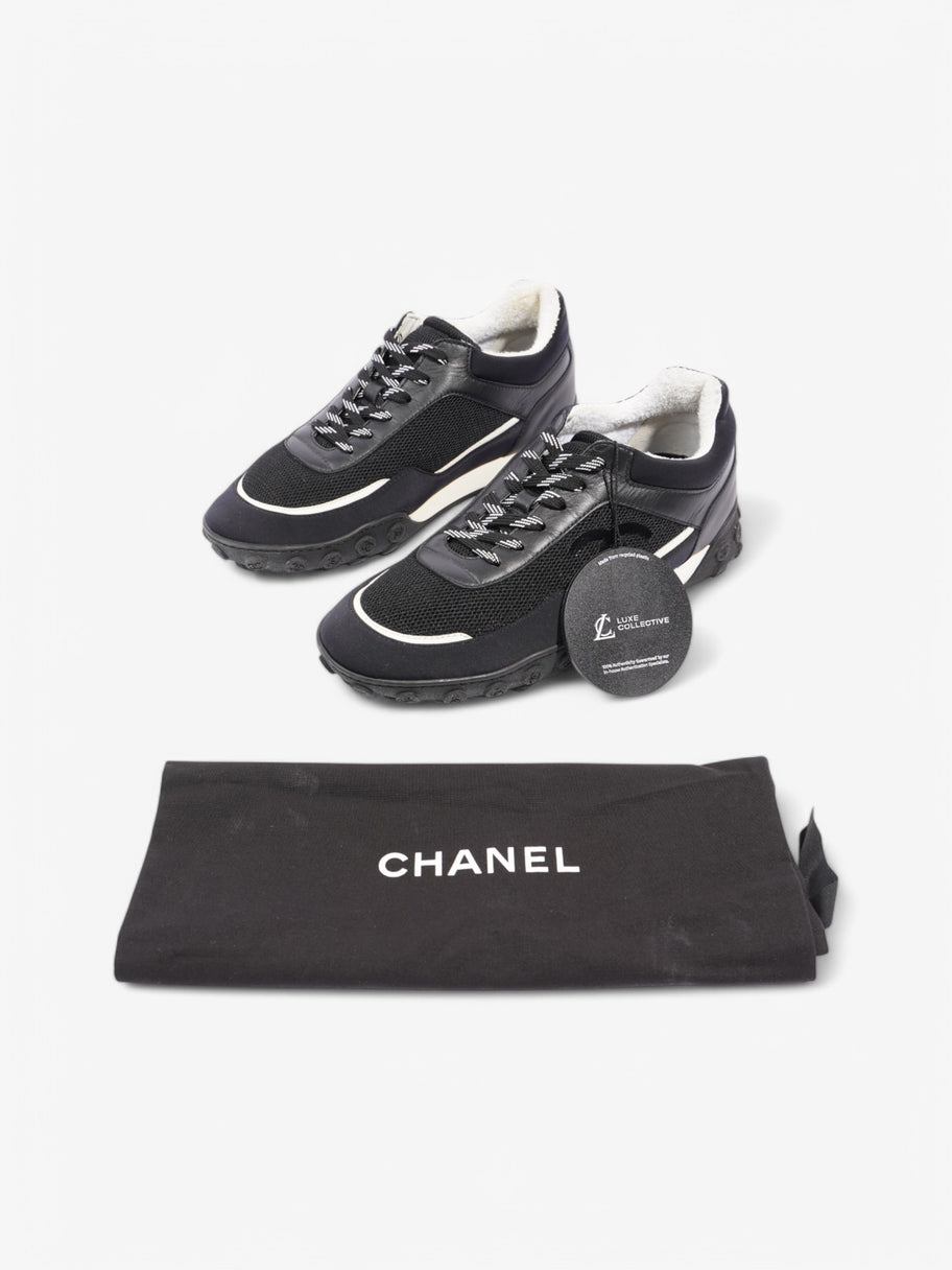 Chanel Low Top Sneaker Black / White Mesh EU 41 UK 8 Image 10