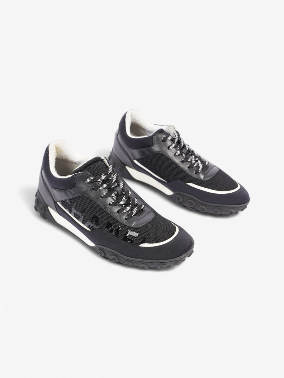Chanel Low Top Sneaker Black / White Mesh EU 41 UK 8 Image 2