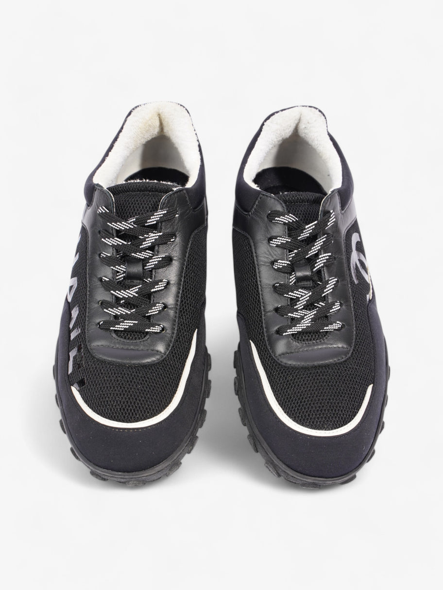 Chanel Low Top Sneaker Black / White Mesh EU 41 UK 8 Image 8