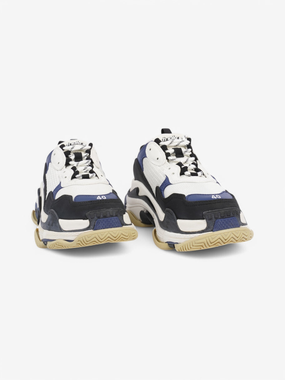 Balenciaga Triple S White  / Black / Blue Mesh EU 40 UK 7 Image 2