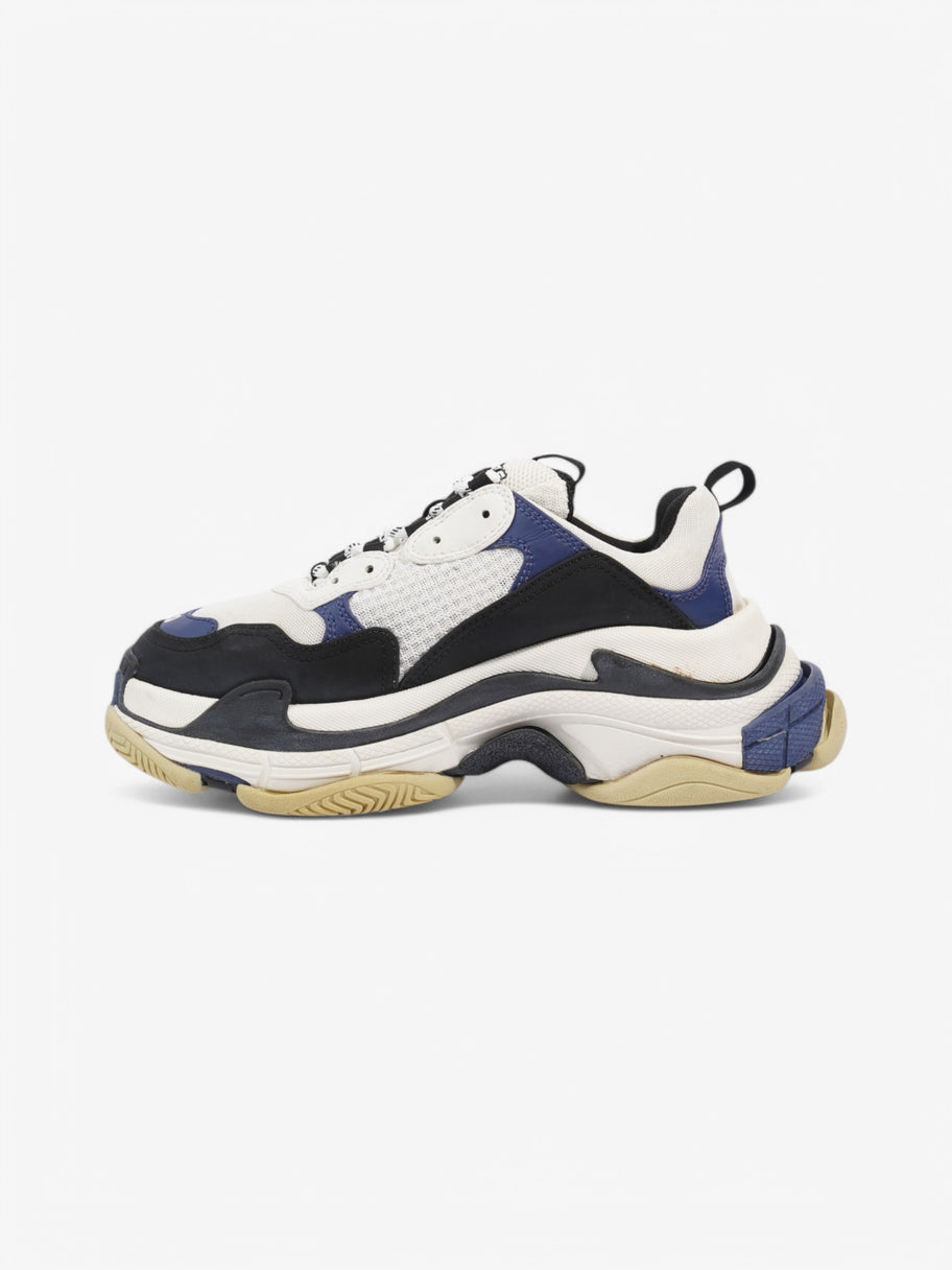 Balenciaga Triple S White  / Black / Blue Mesh EU 40 UK 7 Image 3