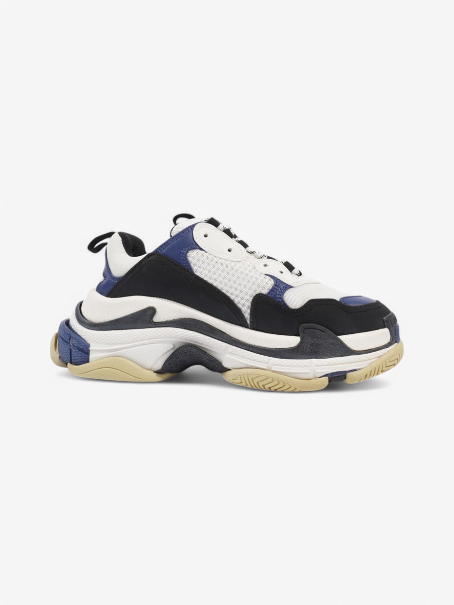 Balenciaga Triple S White  / Black / Blue Mesh EU 40 UK 7 Image 4