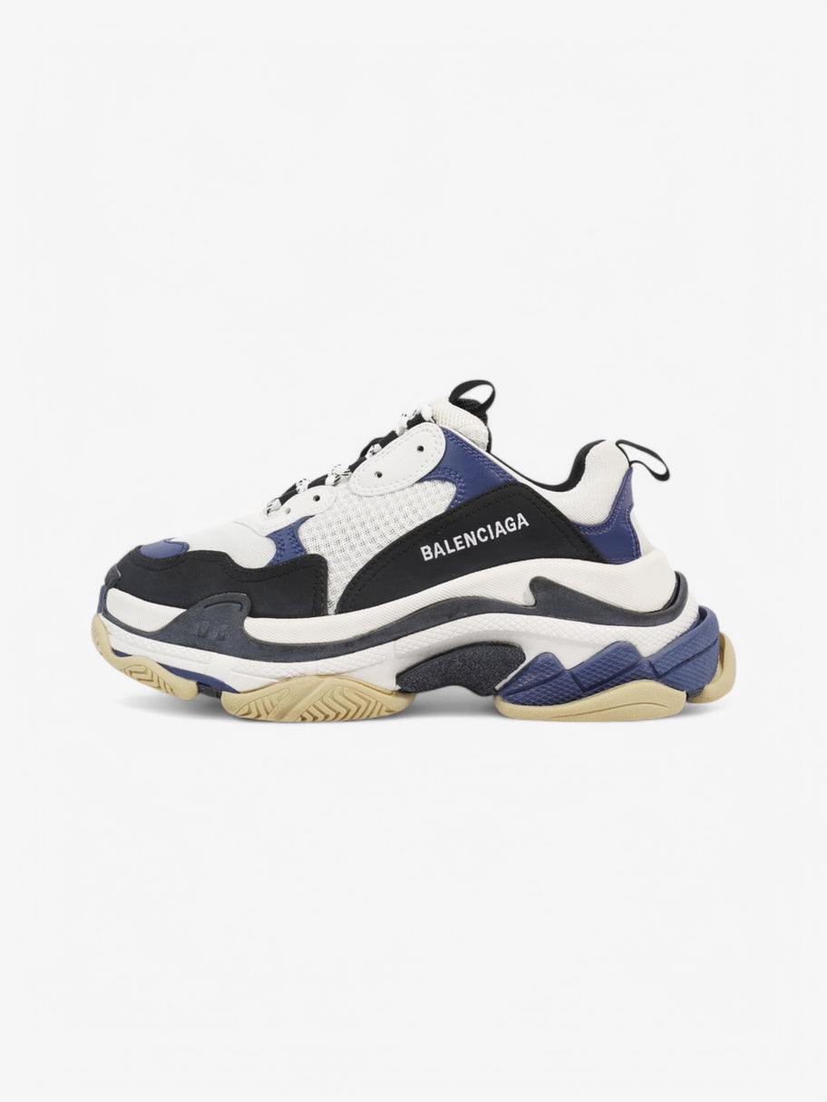 Balenciaga Triple S White  / Black / Blue Mesh EU 40 UK 7 Image 5