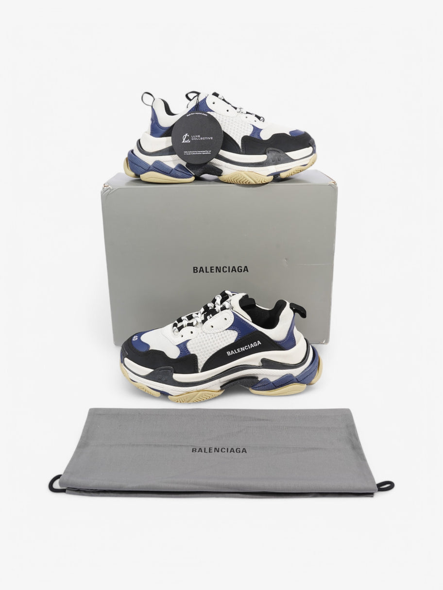 Balenciaga Triple S White  / Black / Blue Mesh EU 40 UK 7 Image 8