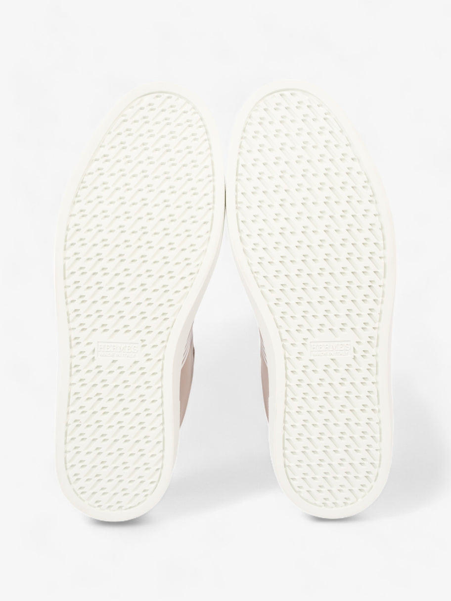 Hermes Avantage Sneakers Beige / White Leather EU 38 UK 5 Image 7