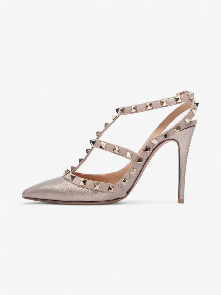 Valentino Rockstud Heels 100 Bronze / Nude Leather EU 38 UK 5 Image 3
