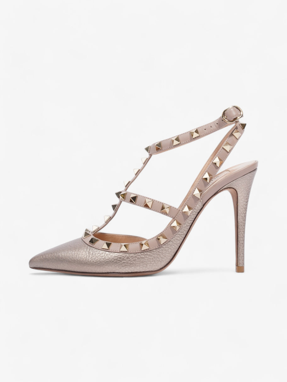 Valentino Rockstud Heels 100 Bronze / Nude Leather EU 38 UK 5 Image 5