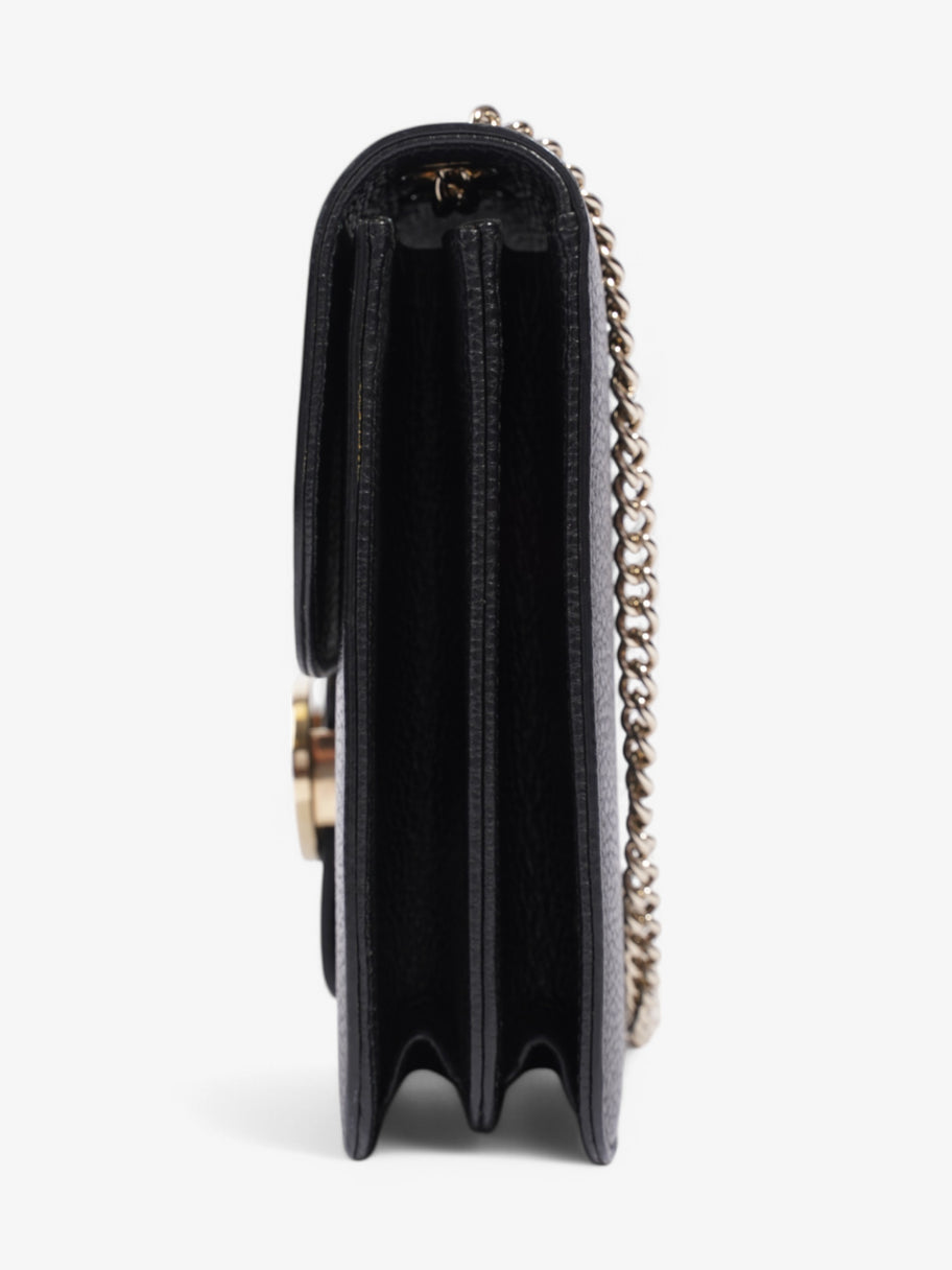 Gucci Dollar Interlocking G Black Calfskin Leather Medium Image 3