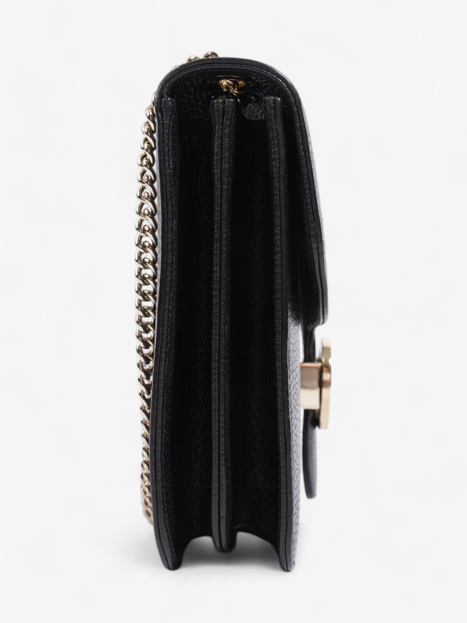 Gucci Dollar Interlocking G Black Calfskin Leather Medium Image 6