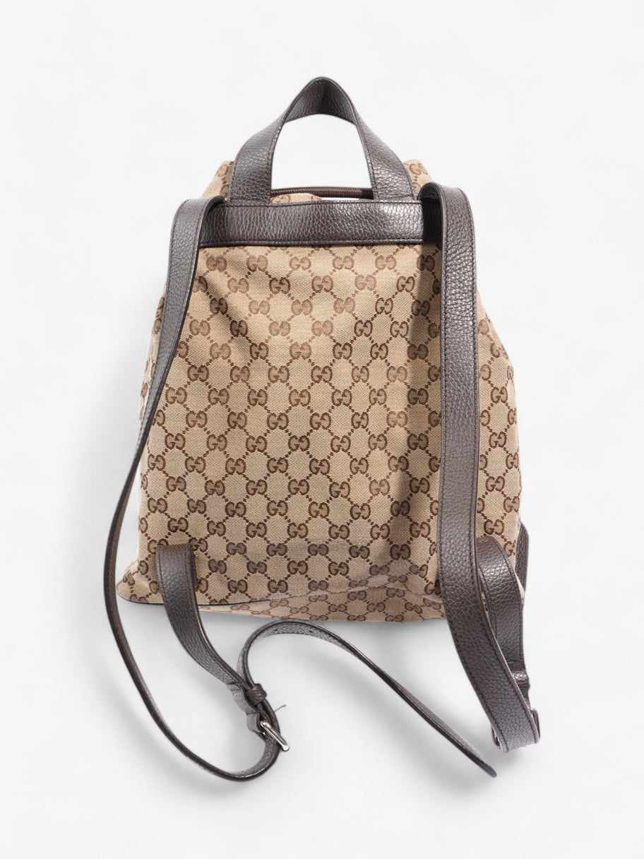 Gucci Drawstring Backpack GG Supreme Canvas Image 3