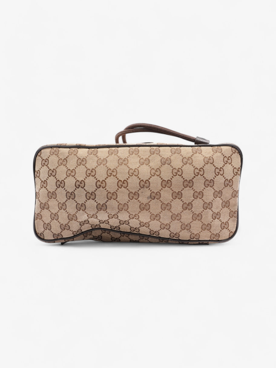 Gucci Drawstring Backpack GG Supreme Canvas Image 4