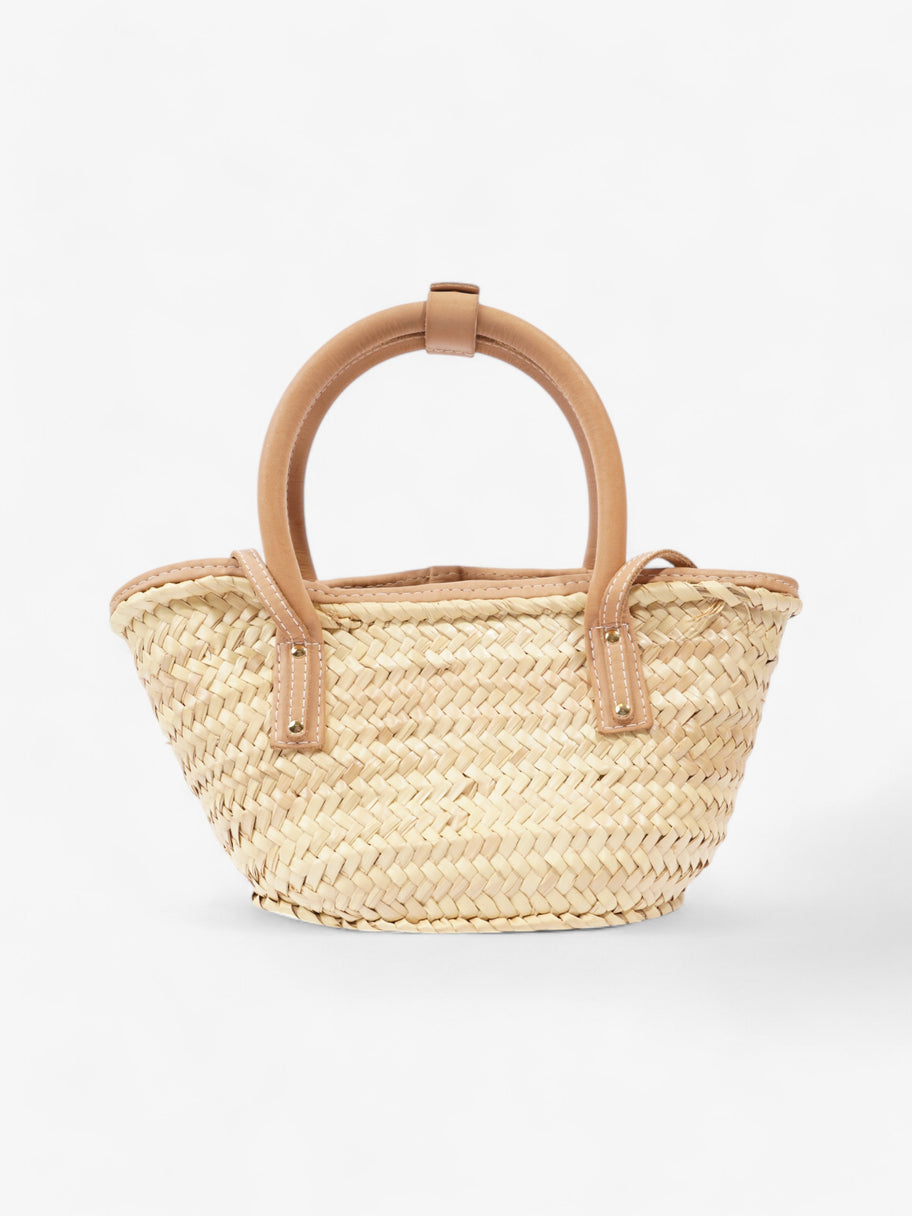 Jacquemus Le Panier Soli Tote Light Brown / Natural Raffia Petit Image 4