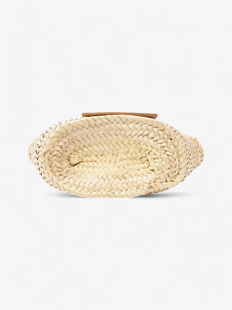 Jacquemus Le Panier Soli Tote Light Brown / Natural Raffia Petit Image 6