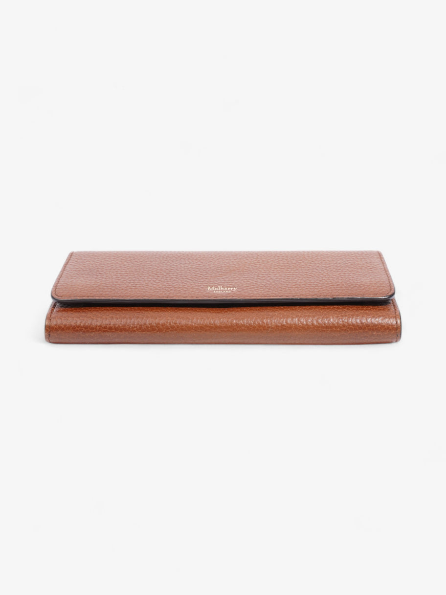Mulberry Continental Wallet Brown Grained Leather Image 5