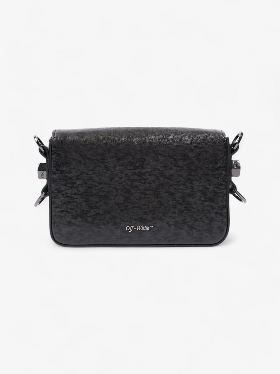 Off White Binder Clip Diag Bag Black / White Leather Image 4