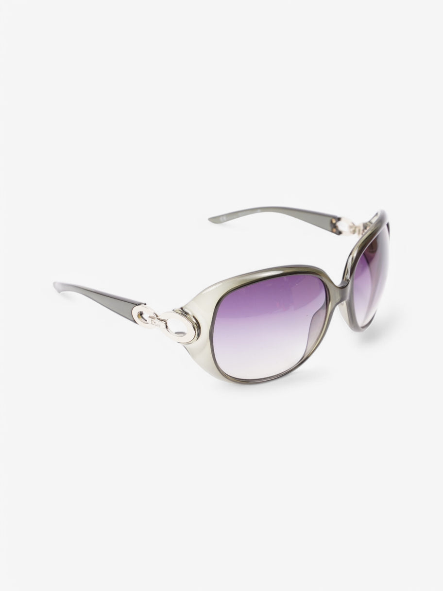 Christian Dior Circle Link Sunglasses Light Green / Silver Acetate 105cm Image 5