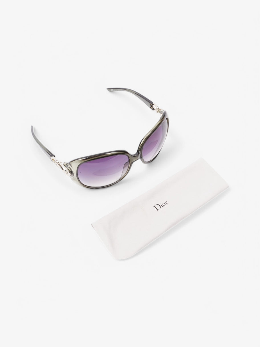 Christian Dior Circle Link Sunglasses Light Green / Silver Acetate 105cm Image 7