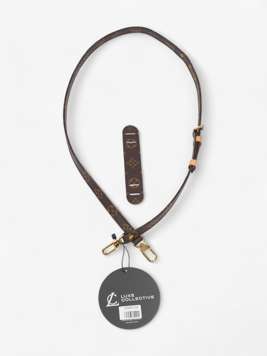Louis Vuitton Adjustable Shoulder Strap Monogram / Gold Canvas Image 5