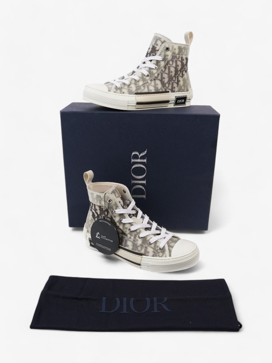 Christian Dior B23 High-tops White  / Grey Oblique Mesh EU 39 UK 6 Image 10