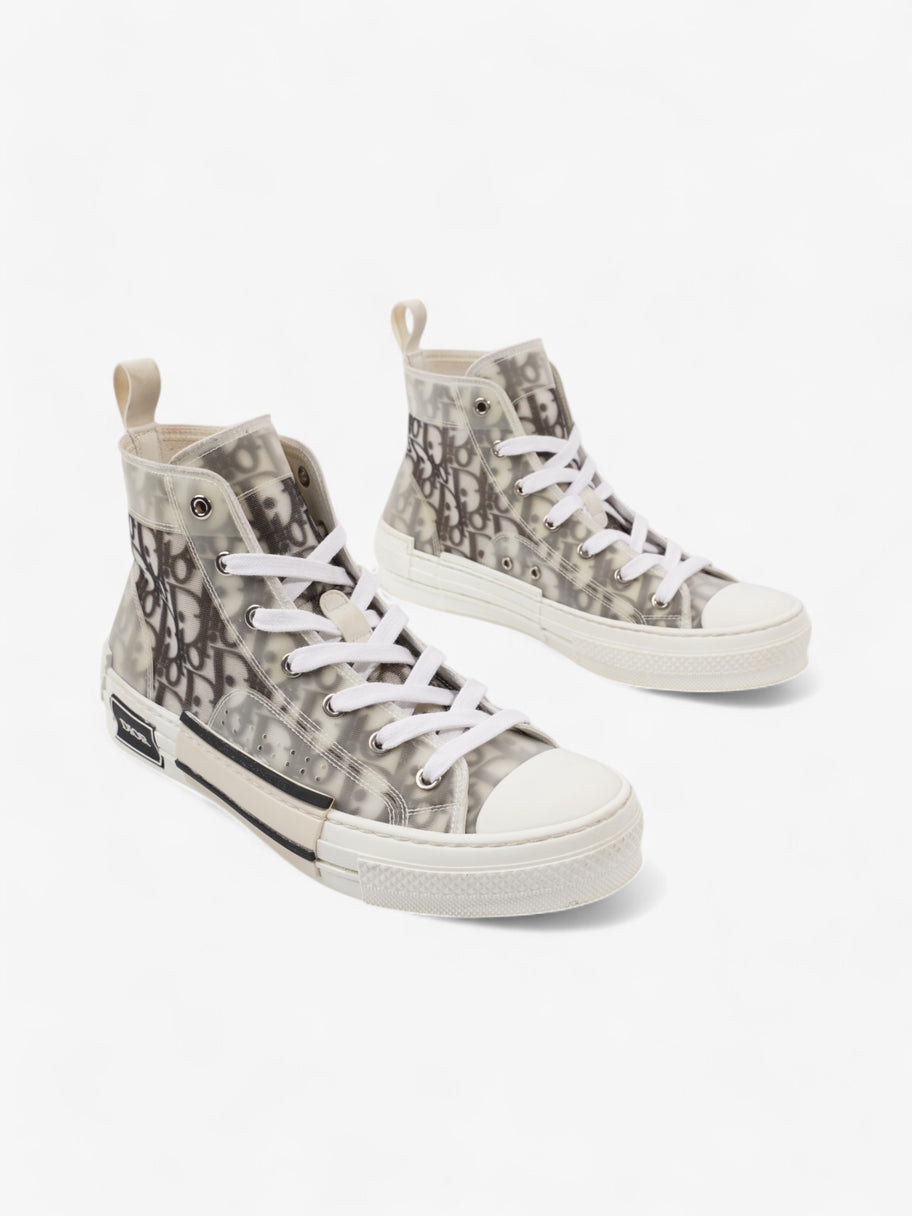 Christian Dior B23 High-tops White  / Grey Oblique Mesh EU 39 UK 6 Image 2