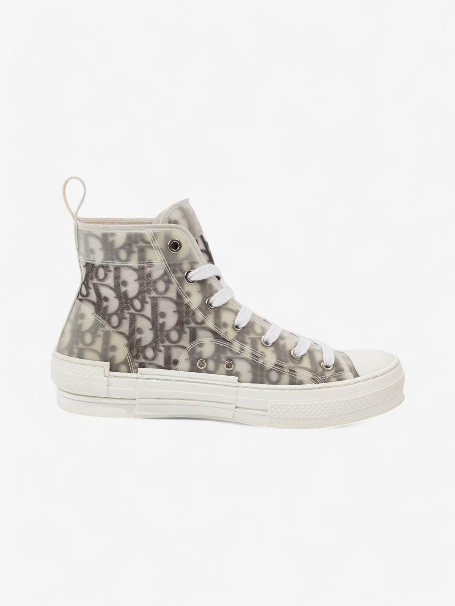 Christian Dior B23 High-tops White  / Grey Oblique Mesh EU 39 UK 6 Image 4