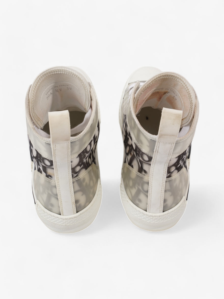 Christian Dior B23 High-tops White  / Grey Oblique Mesh EU 39 UK 6 Image 8