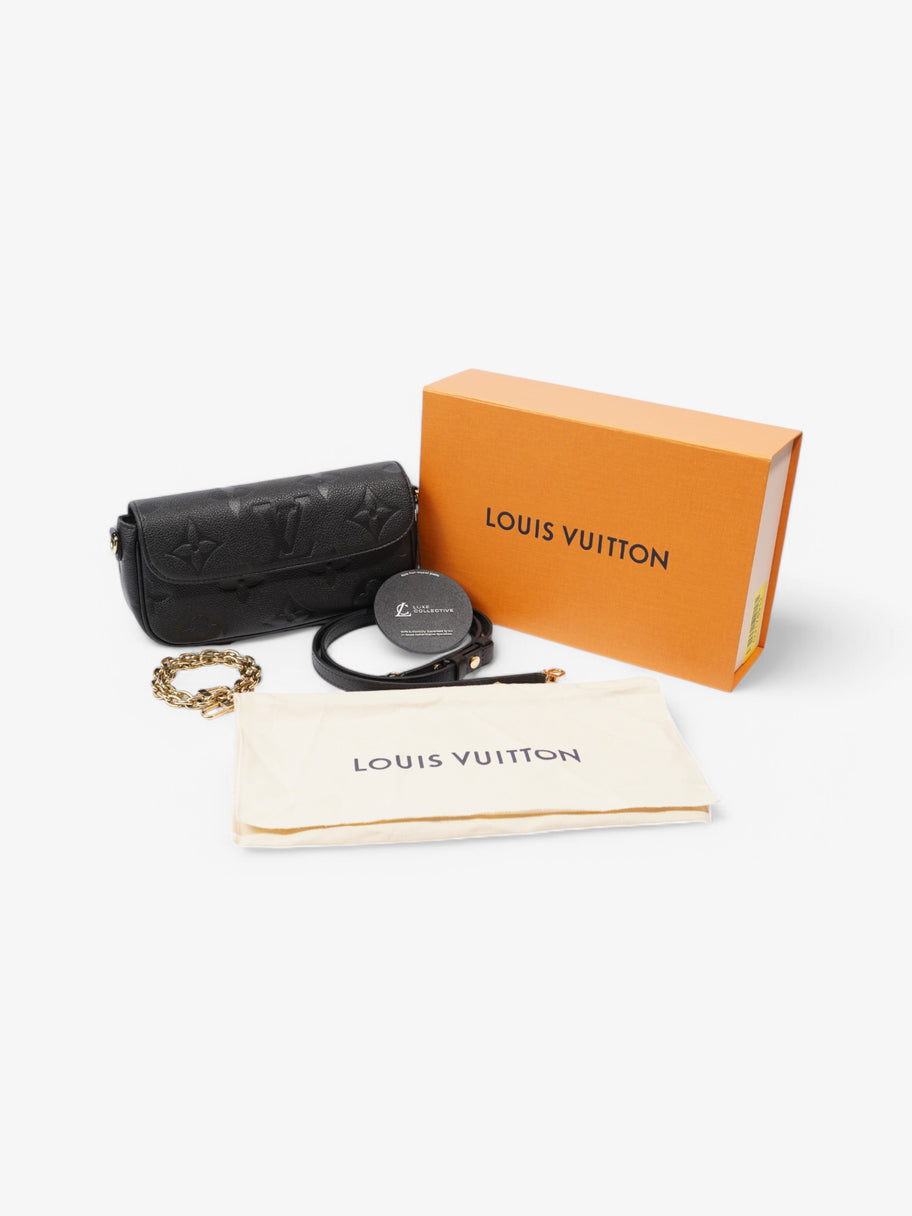 Louis Vuitton Ivy  Black Embossed Leather Image 10