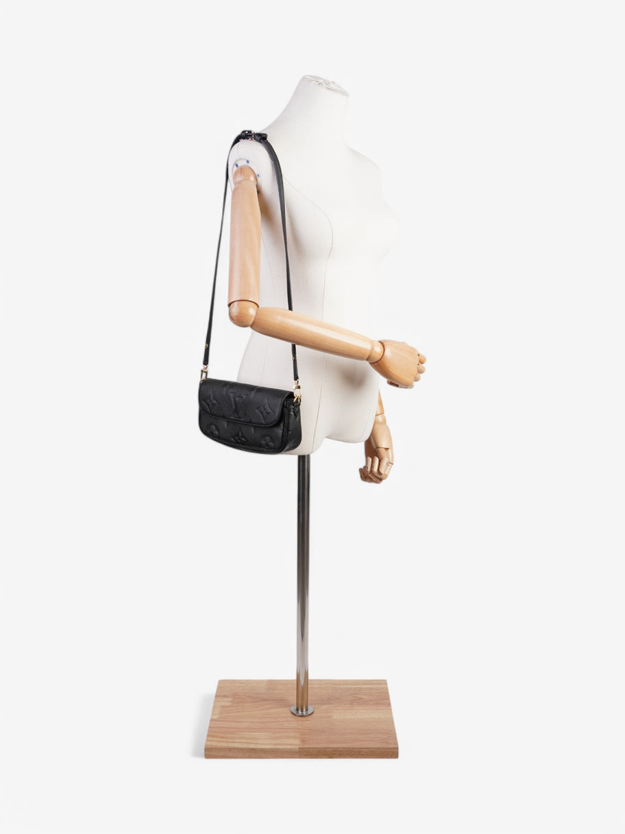 Louis Vuitton Ivy  Black Embossed Leather Image 2