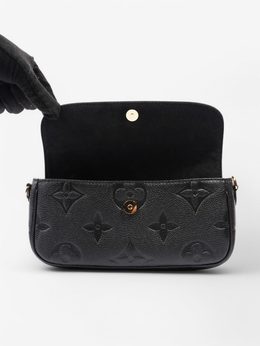 Louis Vuitton Ivy  Black Embossed Leather Image 7