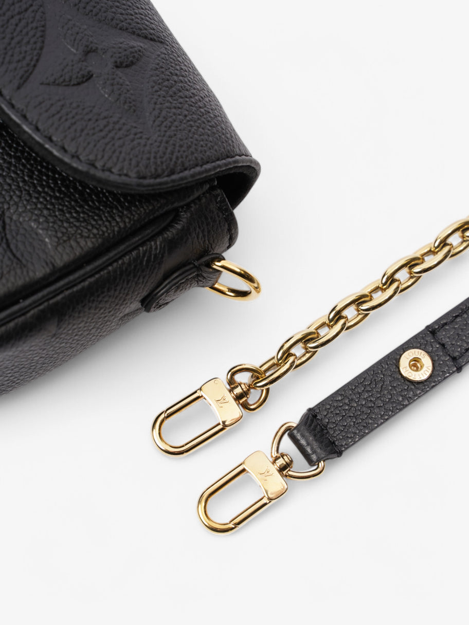 Louis Vuitton Ivy  Black Embossed Leather Image 9