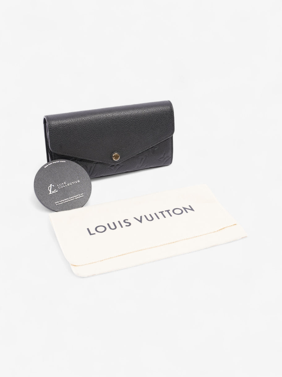 Louis Vuitton Sarah Wallet Black Empreinte Leather Image 6